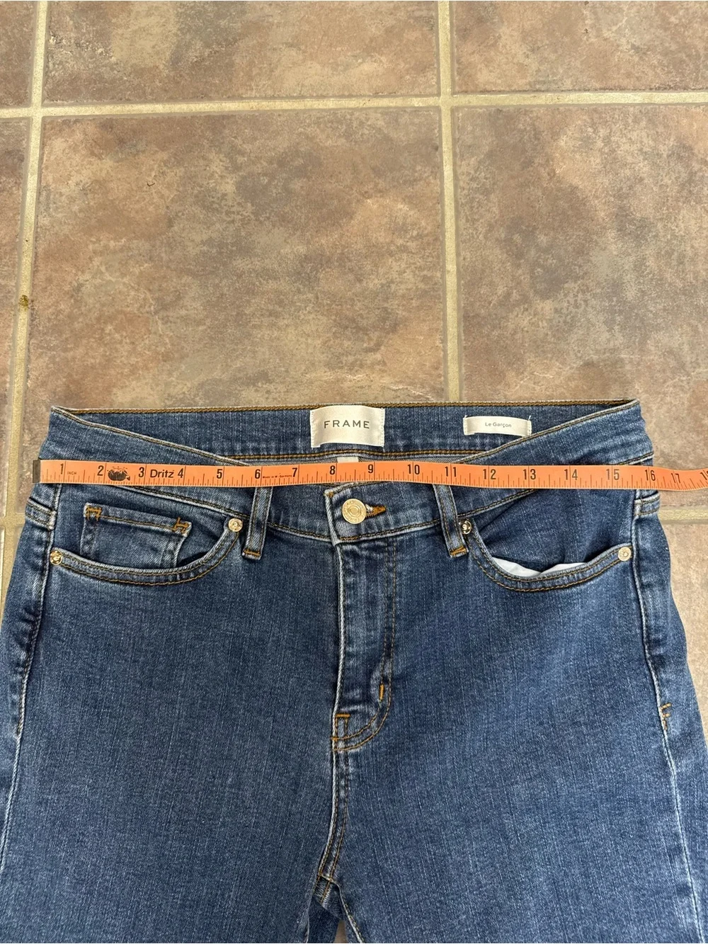 Frame Denim Le Garçon Cropped Jeans - Picture 7 of 9